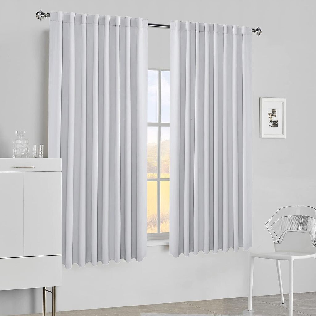 

Комплект из 2 шт., плотные шторы, утепленные шторы для спальни и гостиной, 132 х 160 см, розовый lapamax