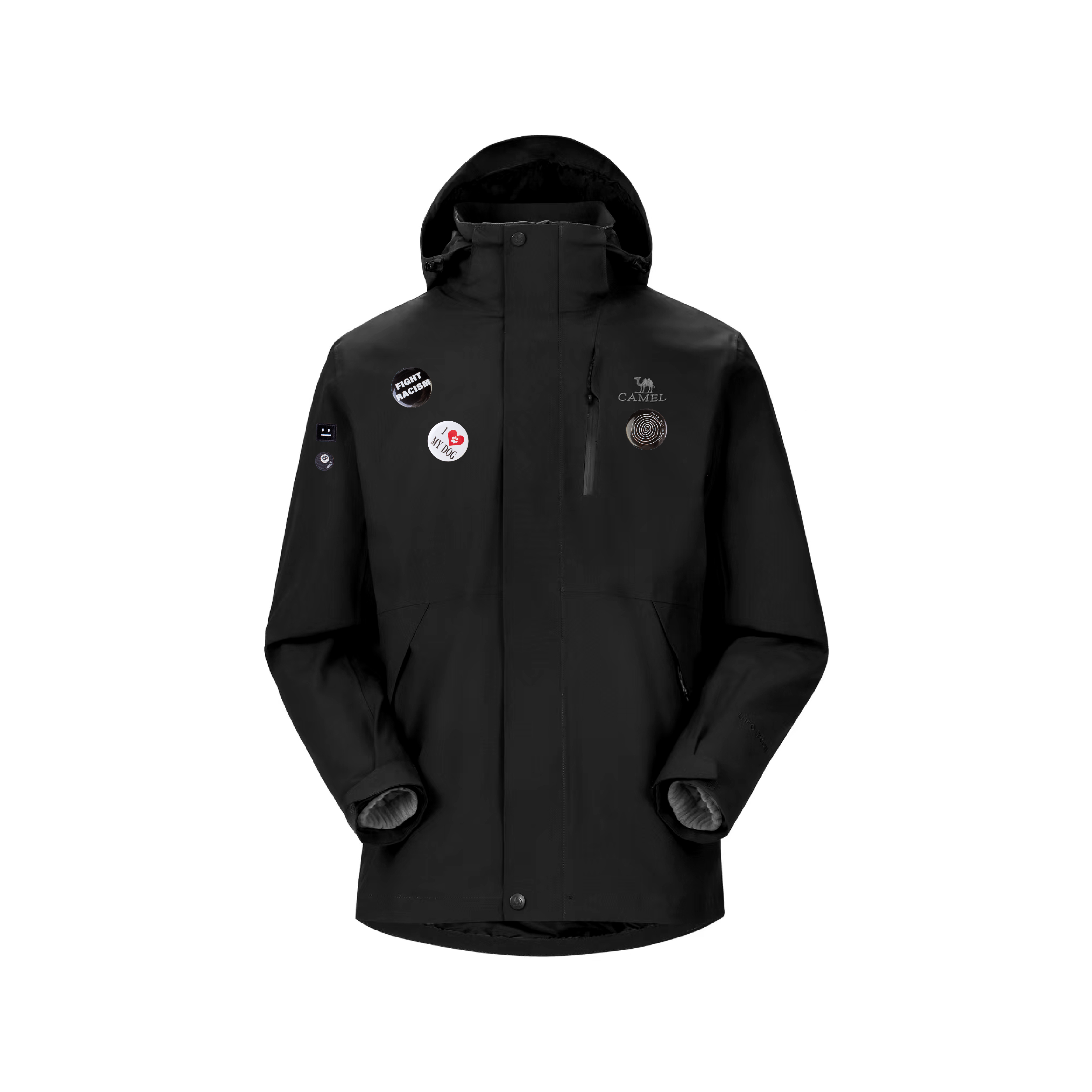 

Ветровка All weather Waterproof And Windproof Unisex CAMEL, phantom черный