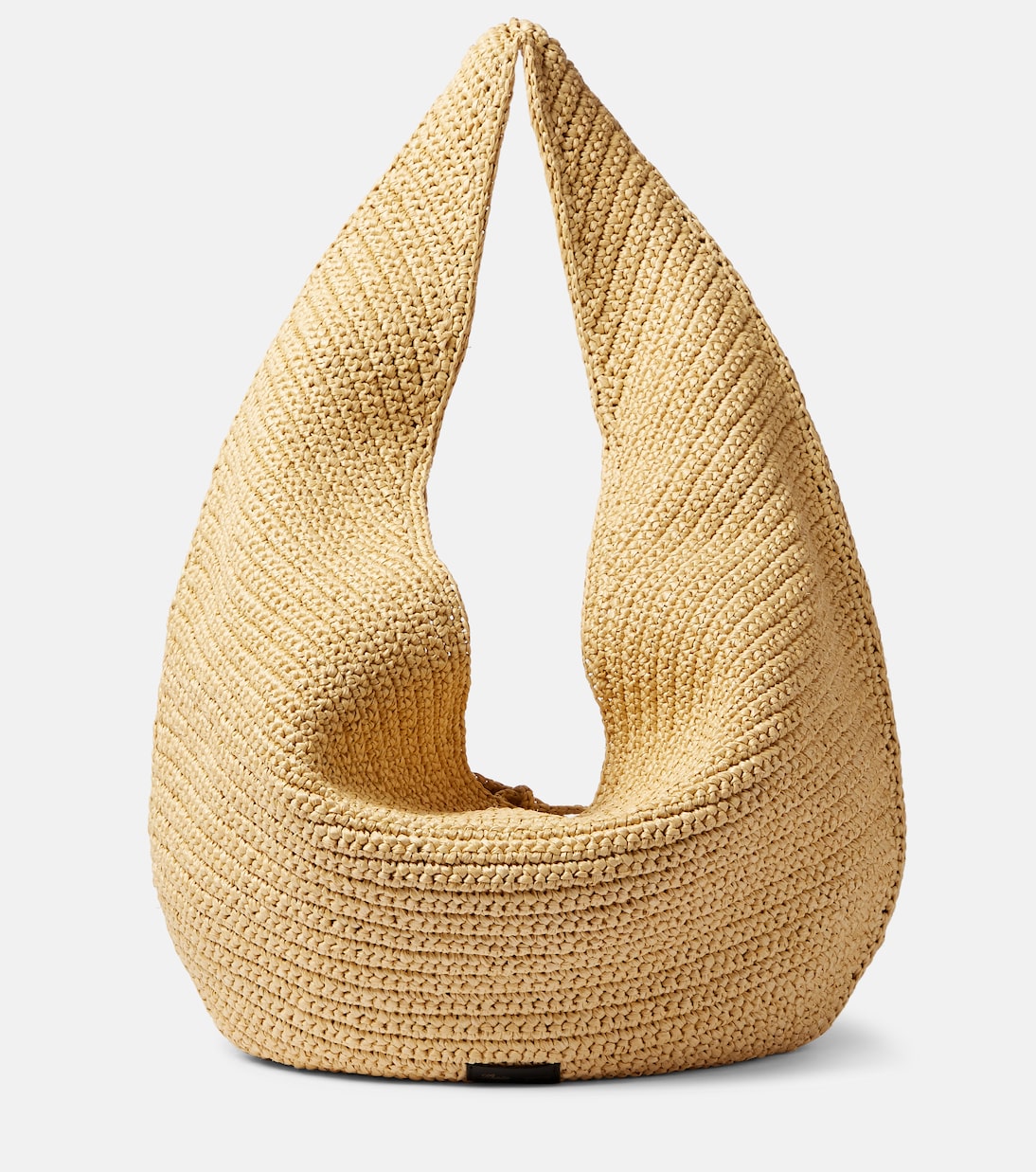 

Оливья большая сумка-тоут из рафии Khaite, Natural