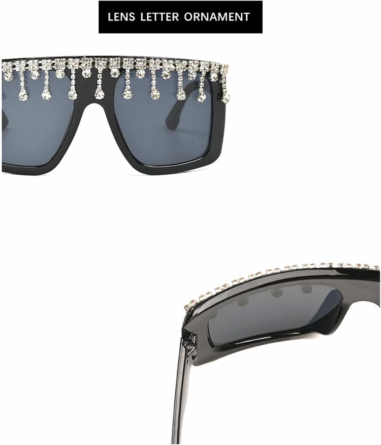 

Солнцезащитные очки Helena Oversized Shield Sport с кристаллами для женщин и мужчин, с плоской верхней частью, цельные, с бриллиантами, для вечеринок, White