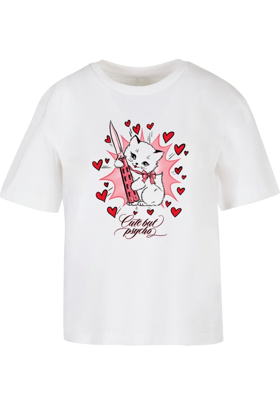 

Рубашка Miss Tee Psycho Kitty, белый