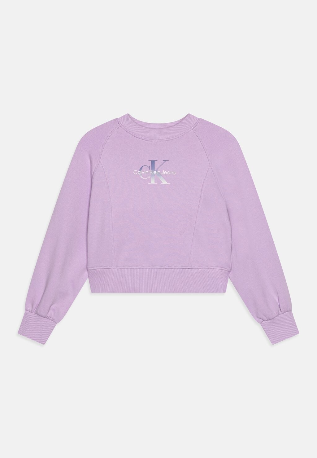 

Свитер Gradient Monogram Calvin Klein, пастельно-сиреневый