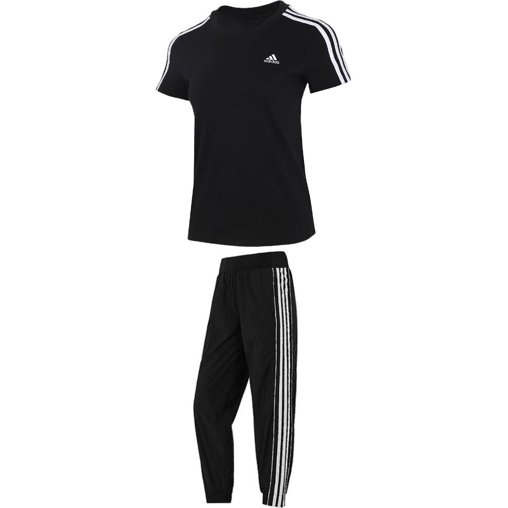

Повседневный комплект женский черный Adidas