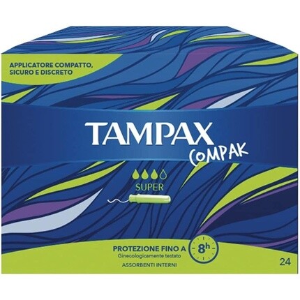 

Тампоны Tampax Compak Super с аппликатором 24см
