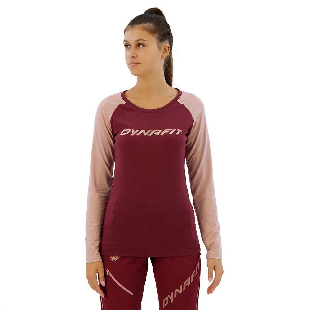 

Футболка Dynafit 24/7 long sleeve, красный