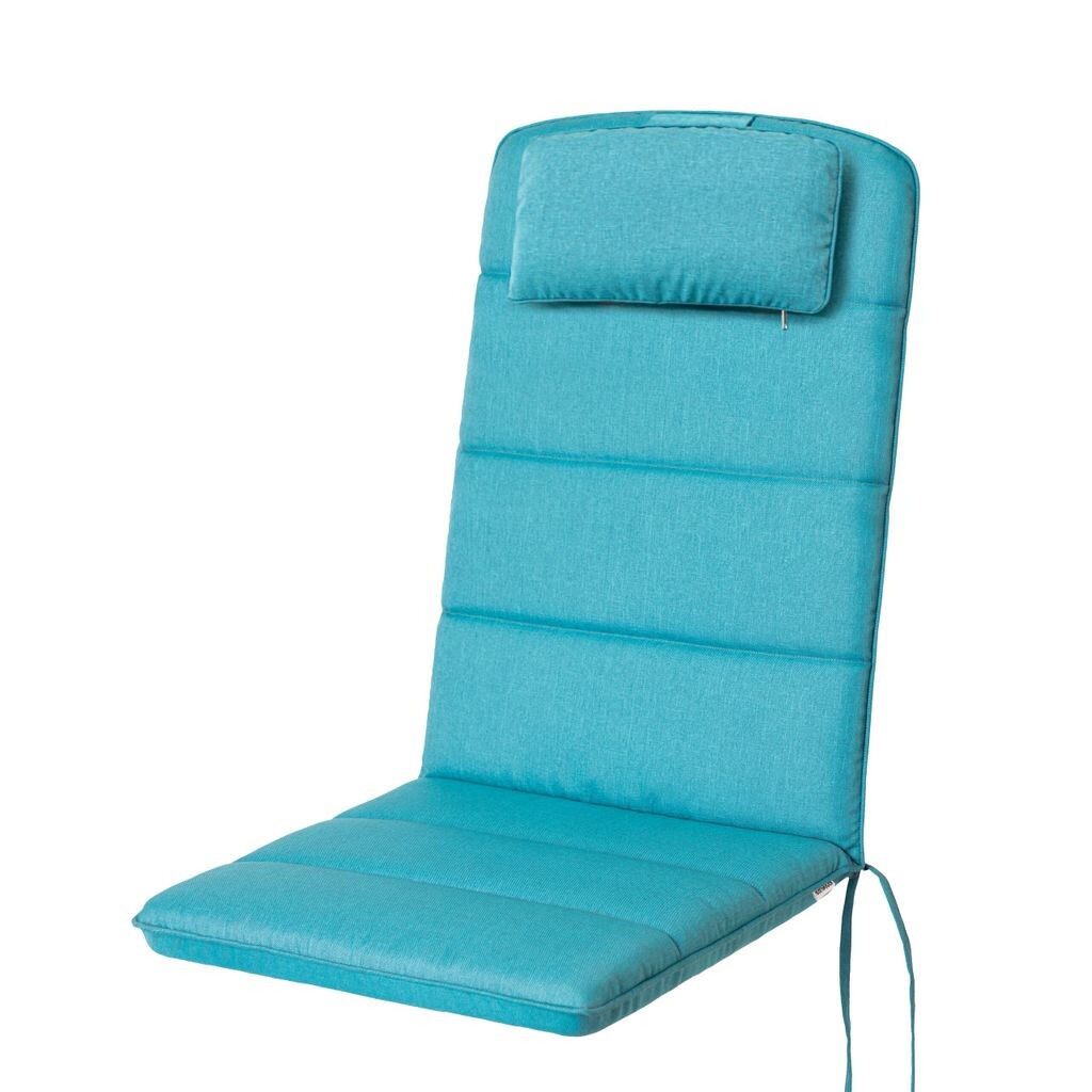 

Подушка для садового стула SILLA DUO 100х50 см Черный Водонепроницаемая подушка для садового стула Подушка для сиденья привязывается к стулу Наполнитель подушки Силиконовый шарик Domarex Sales Core, синий