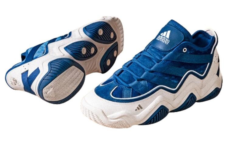 Adidas originals Top Ten Vintage Мужские баскетбольные кроссовки, Blue — фото 4