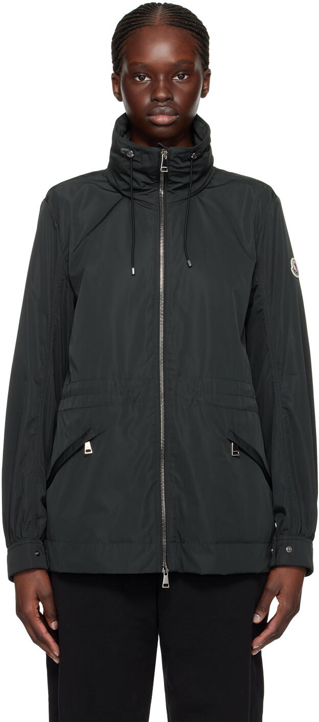 

Черная парка Энет Moncler