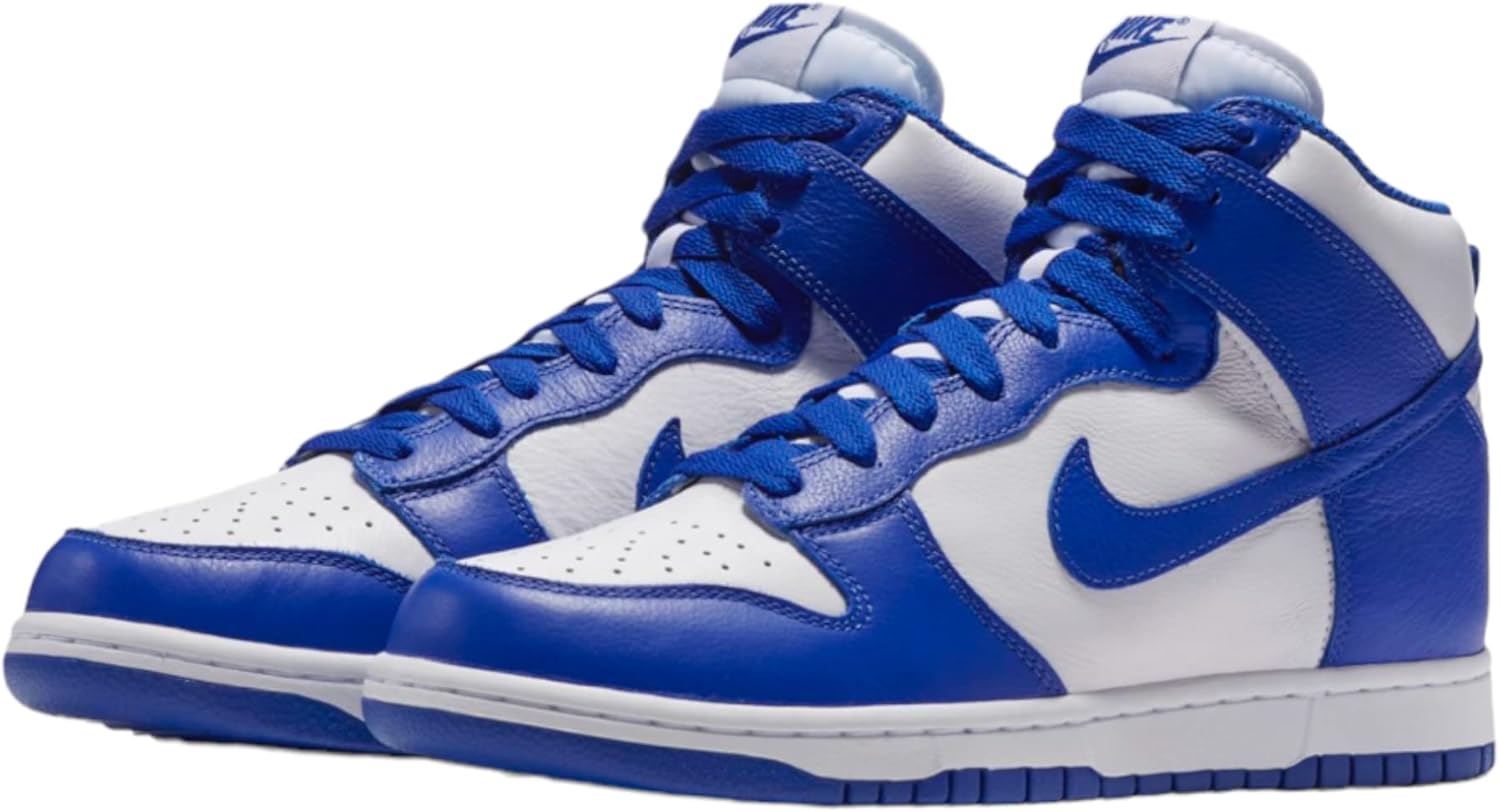 Детские кроссовки Nike Dunk High (Gs) унисекс, белый/оранжевый — фото 2