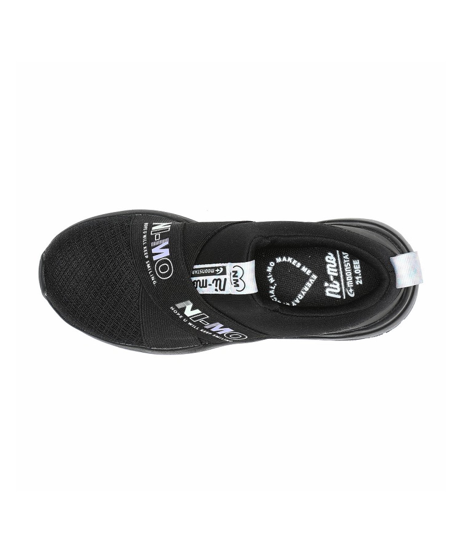 Детские кроссовки MoonStar NM J121 SLIP-ON Nemo Ni-Mo, black — фото 3