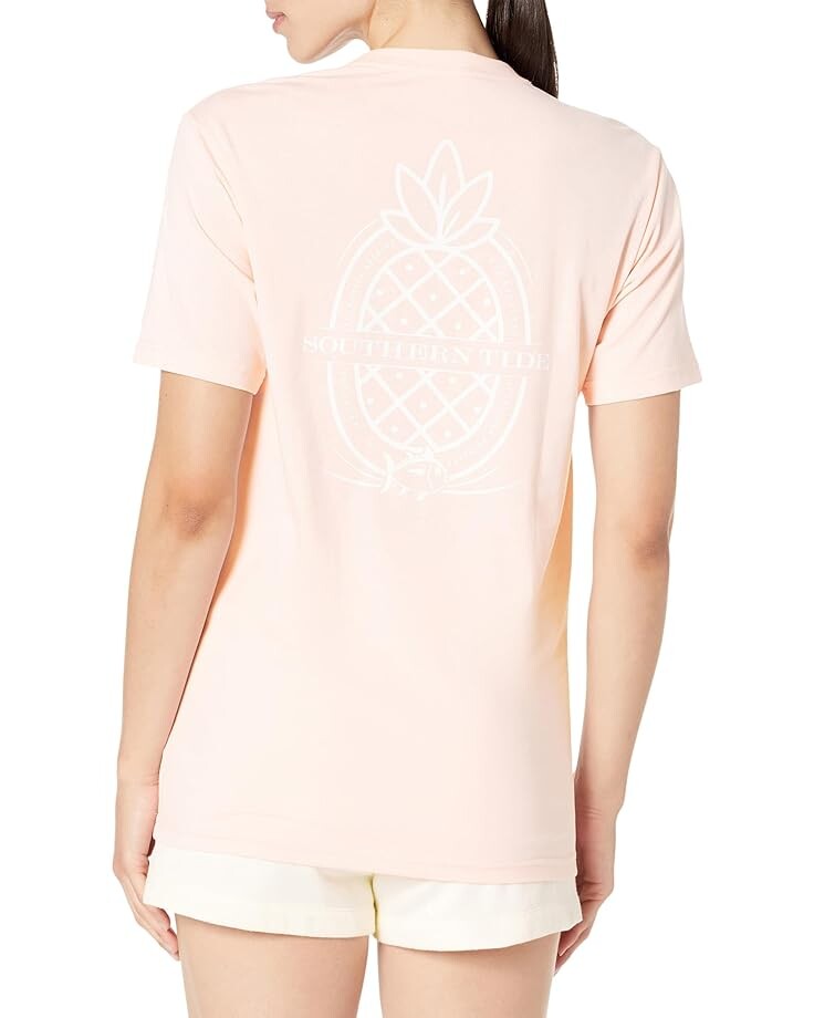

Футболка Southern Tide Southern Hospitality Tee, цвет Rose Blush