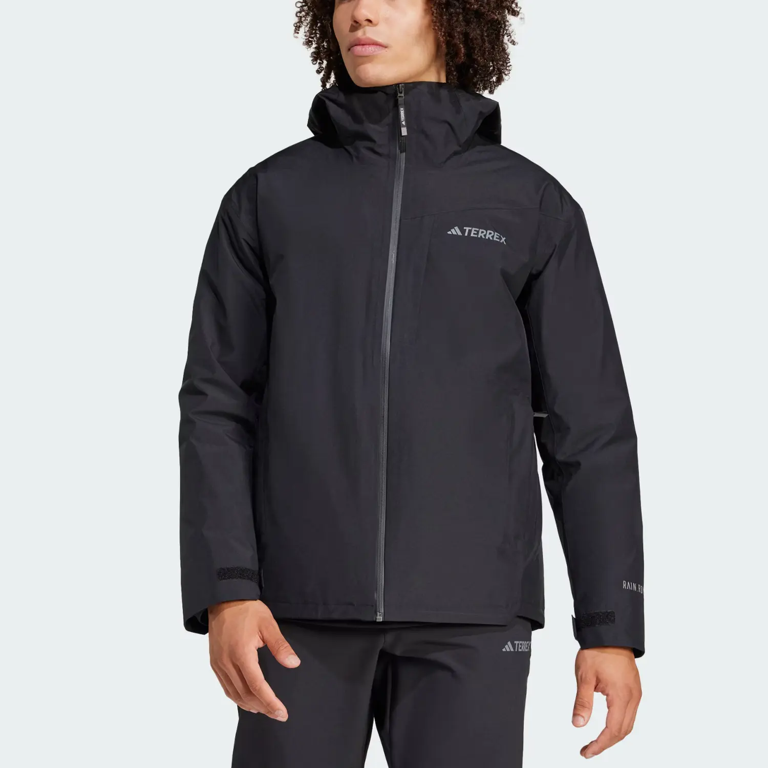 Adidas Куртка пуховая мужская XPL GOOSE 3IN1 черная, Black — фото 3