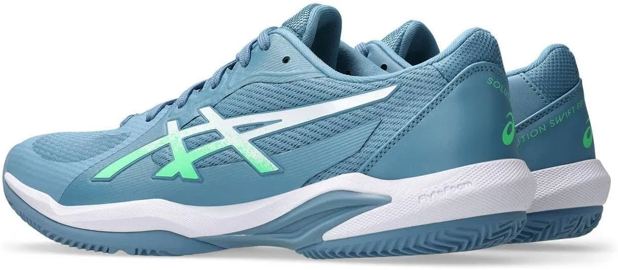 Кроссовки для падел ASICS Solution Swift FF 2, Saba Blue Vital Green — фото 4