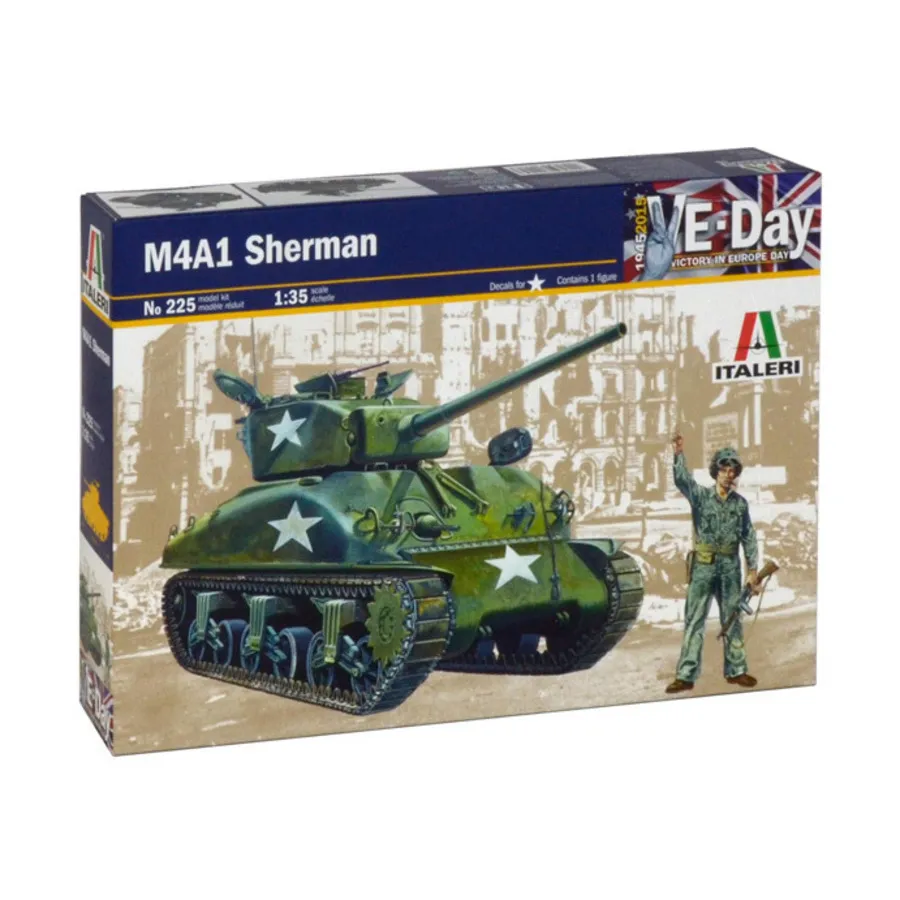 

M4A1 Sherman - День Победы, День Победы в Европе, 1045-2015 гг., Military Vehicles (1:35) (Italeri)