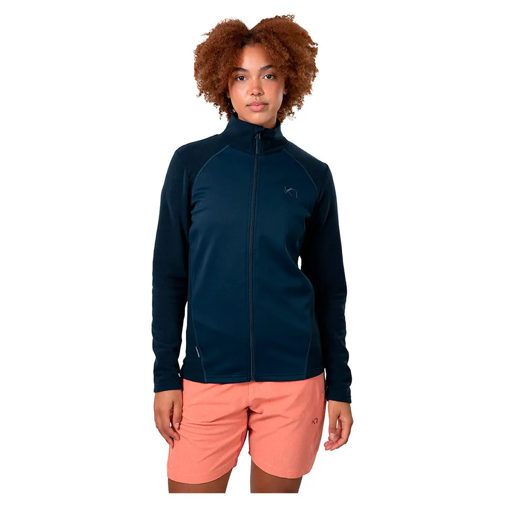 

Флис Kari Traa Kari full zip, синий