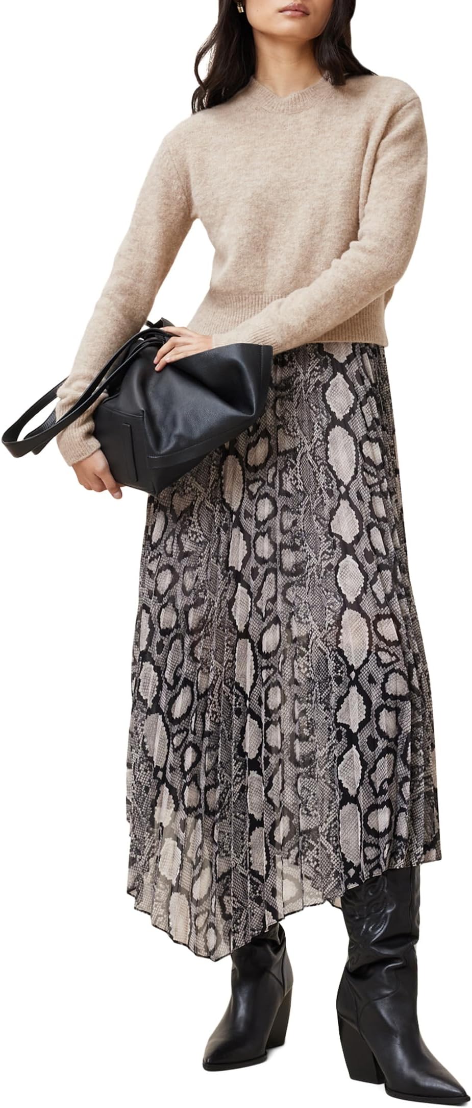 

Платье AllSaints Donatella Dress, цвет Flow Ecru White