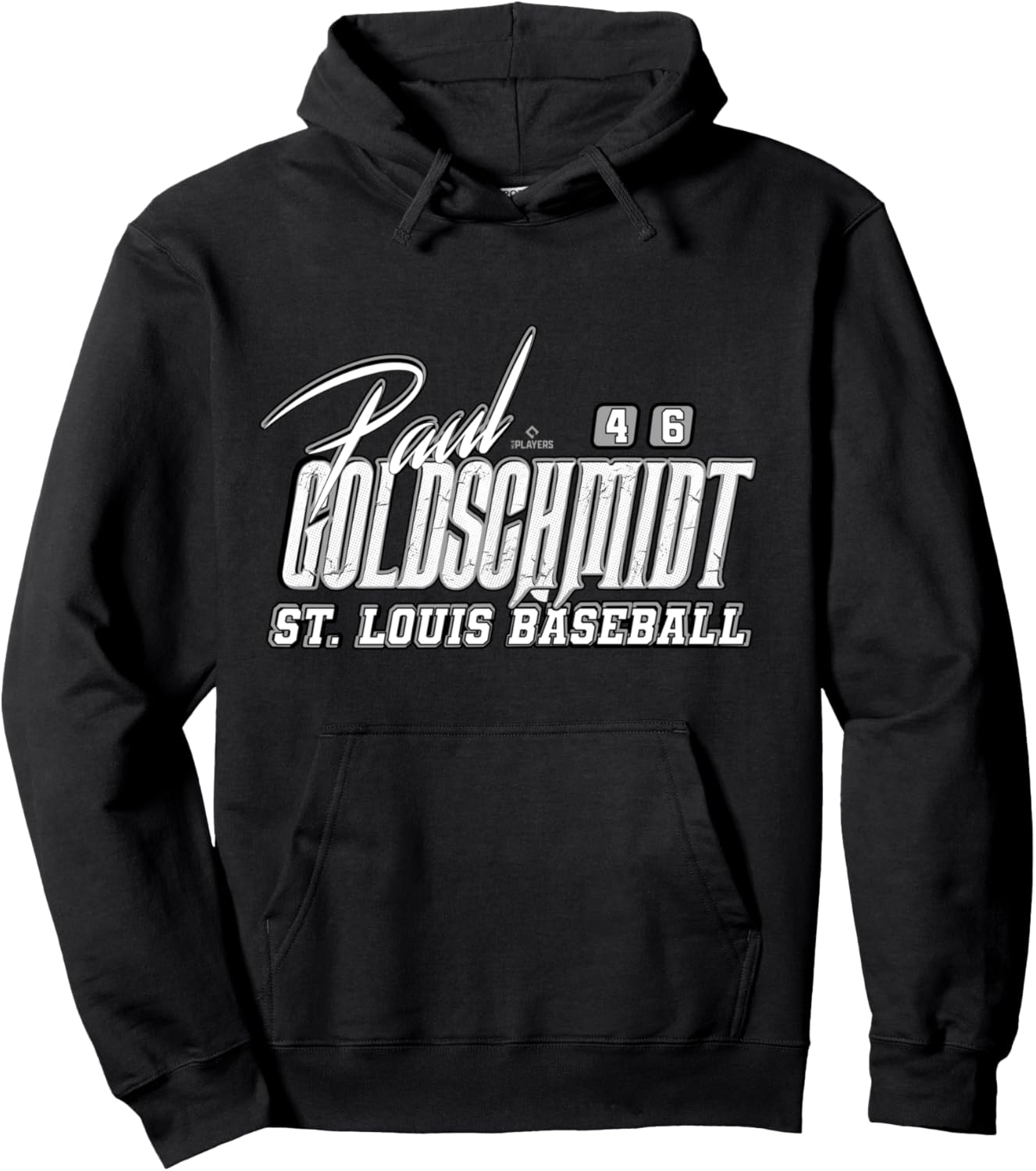 

Толстовка Paul Goldschmidt St. Louis Baseball Rock MLBPA Ryno Sports, черный