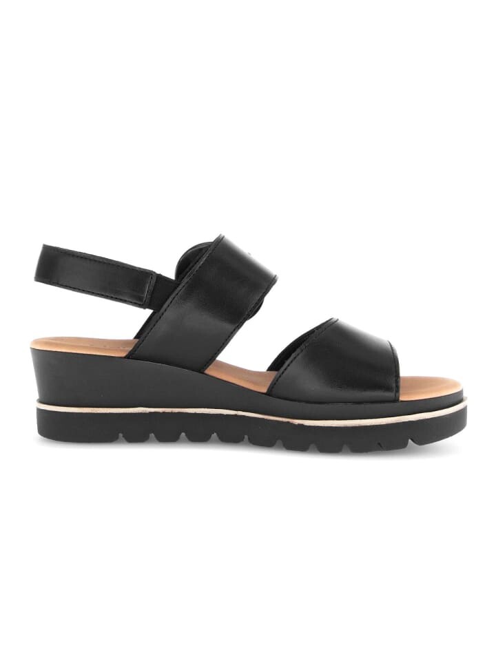 Классические босоножки Gabor Fashion Plateau Sandalen, черный — фото 3