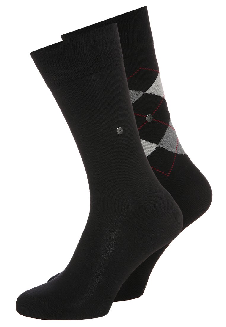 

Носки EVERYDAY ARGYLE MIX 2-PACK ONE-SIZE Burlington, цвет black