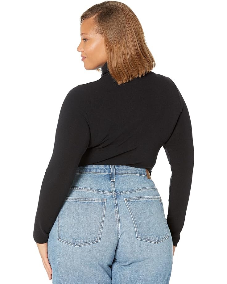 

Боди Madewell Plus Turtleneck Bodysuit, реальный черный