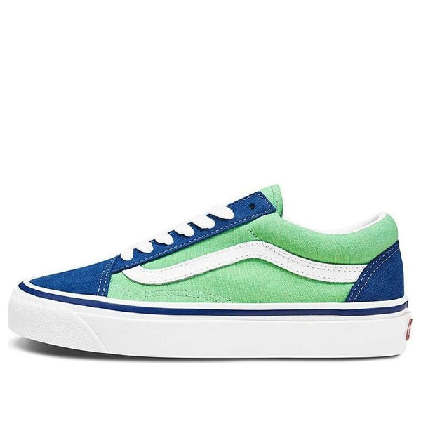 

Кроссовки old skool 36 dx men skateboarding 'blue green' Vans, синий