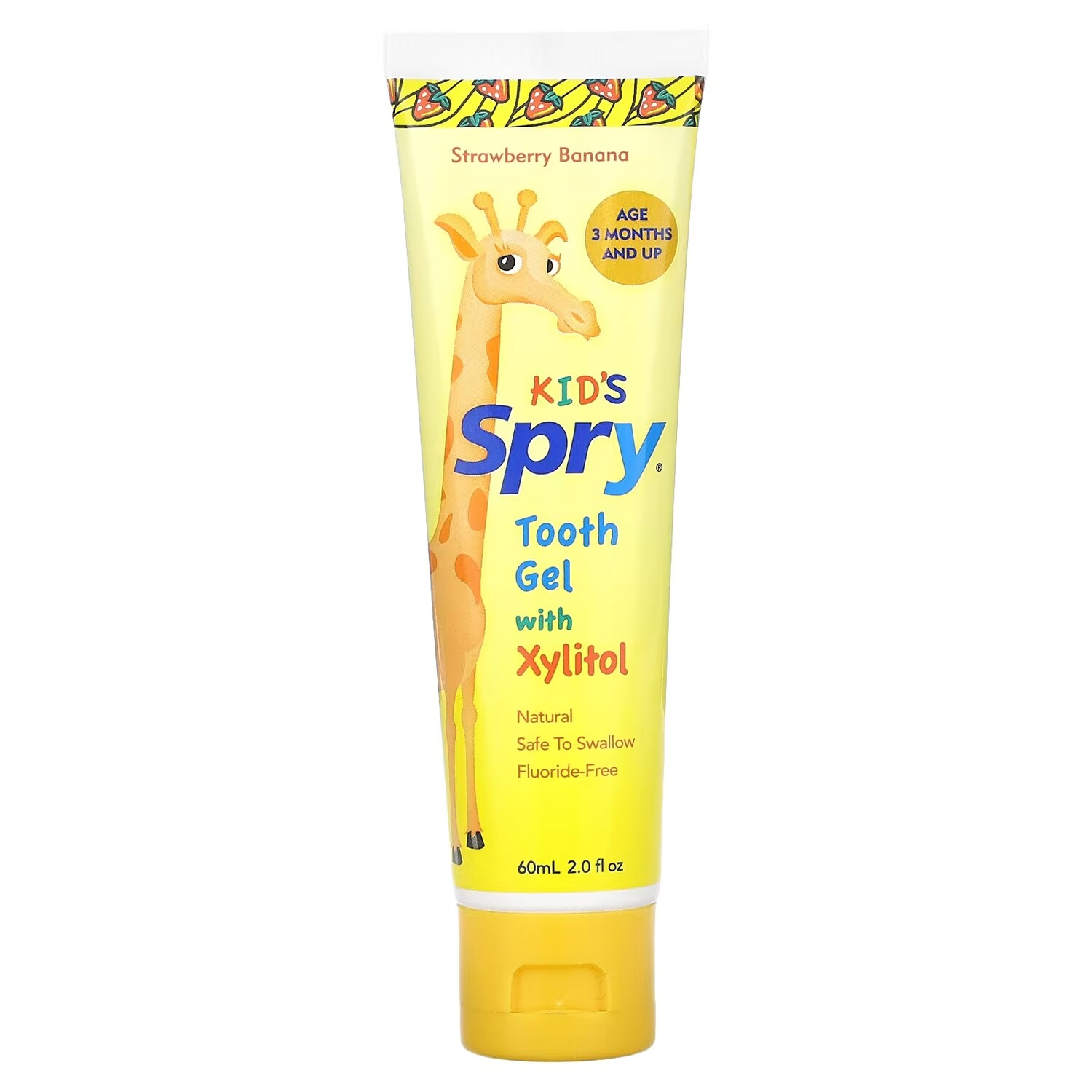 

Зубной гель Xlear Kid's Spry с ксилитом клубника банана 60 мл (2,0 жидкой унции)