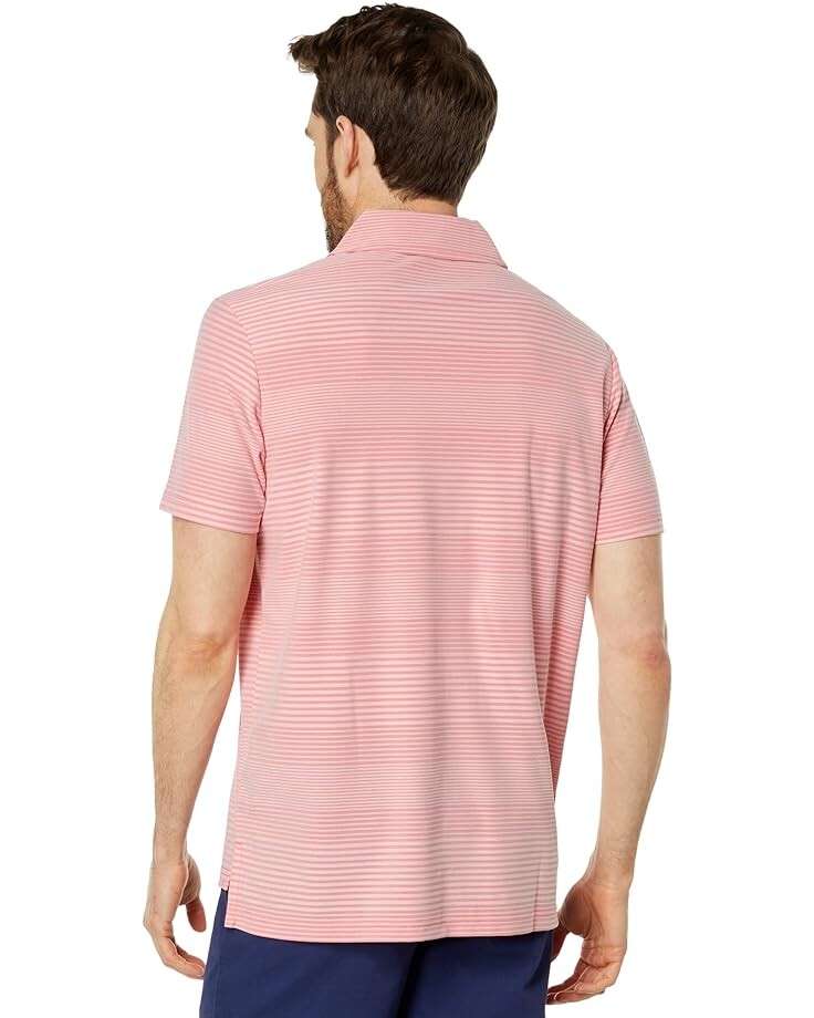 

Поло U.S. POLO ASSN. Yarn-Dye Poly Interlock Polo, цвет Pink Gin