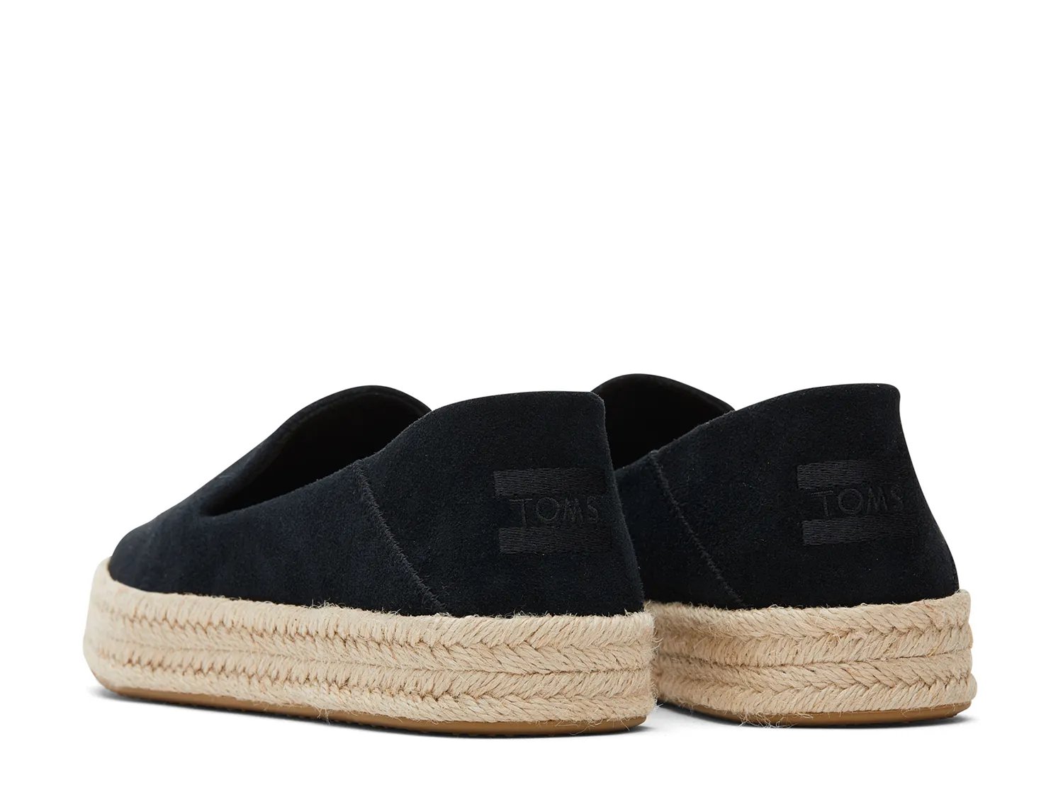 Слипоны TOMS Carolina Platform Espadrille Slip-On - Women's, черный — фото 3