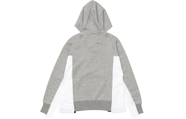 Толстовка x sacai hoodie 'dark grey' Nike, серый — фото 2