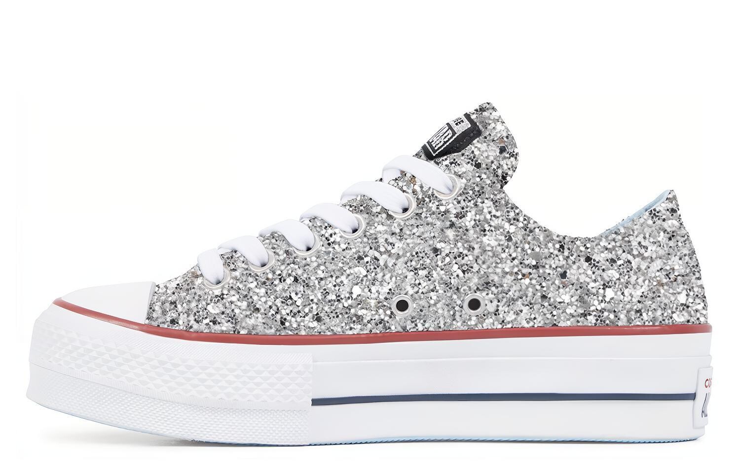 Кеды Chuck Taylor All Star Chiara Ferragni X Women's Converse Lift Ox 'Silver Red' Women's