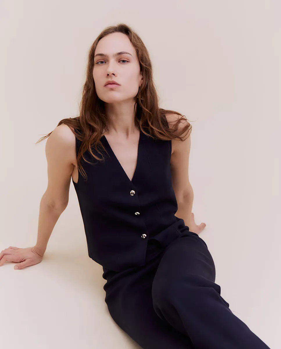 

Жилет с козырьком Sfera, темно-синий