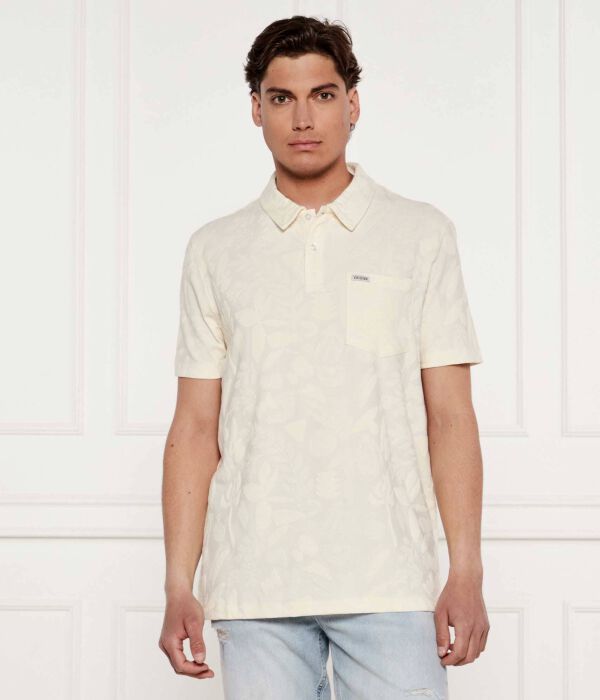 

Рубашка поло Regular fit Guess Jeans, экрю