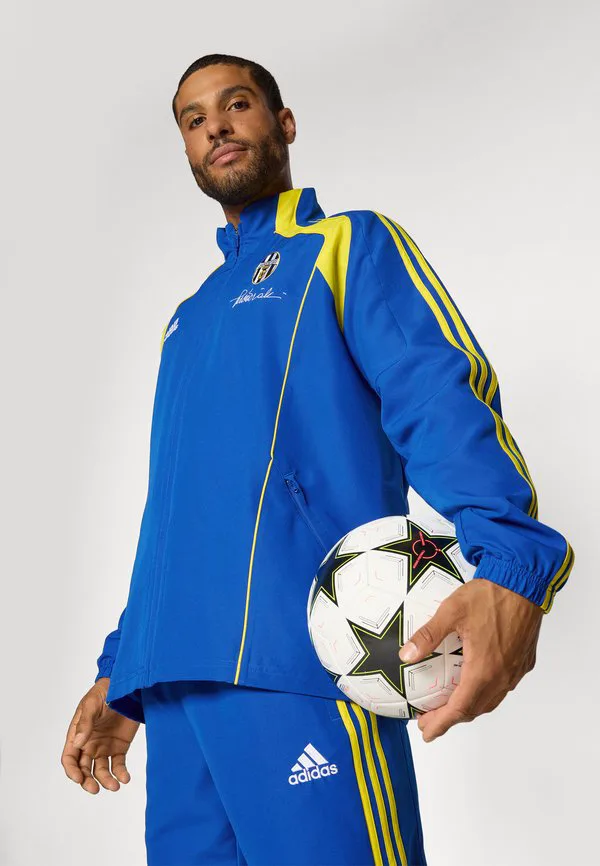 Ювентус турин, городская классическая спортивная куртка, клубная одежда Adidas Performance, Team Royal Blue — фото 4