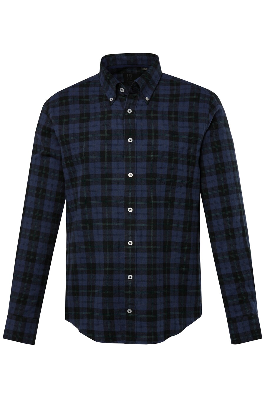 

Рубашка на пуговицах классического кроя JP1880, Blue/Black