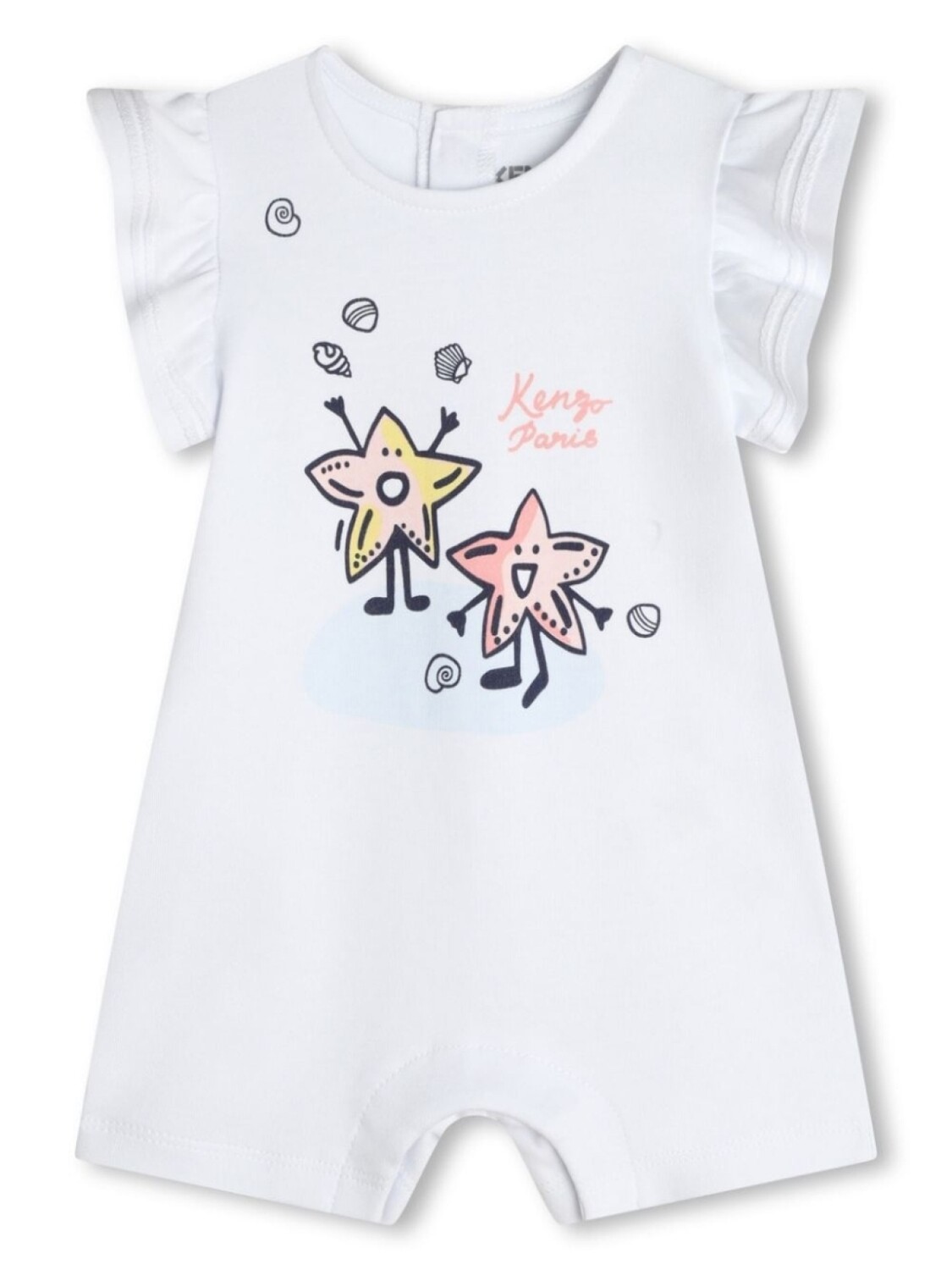 

Kenzo Kids ромпер с графичным принтом, белый