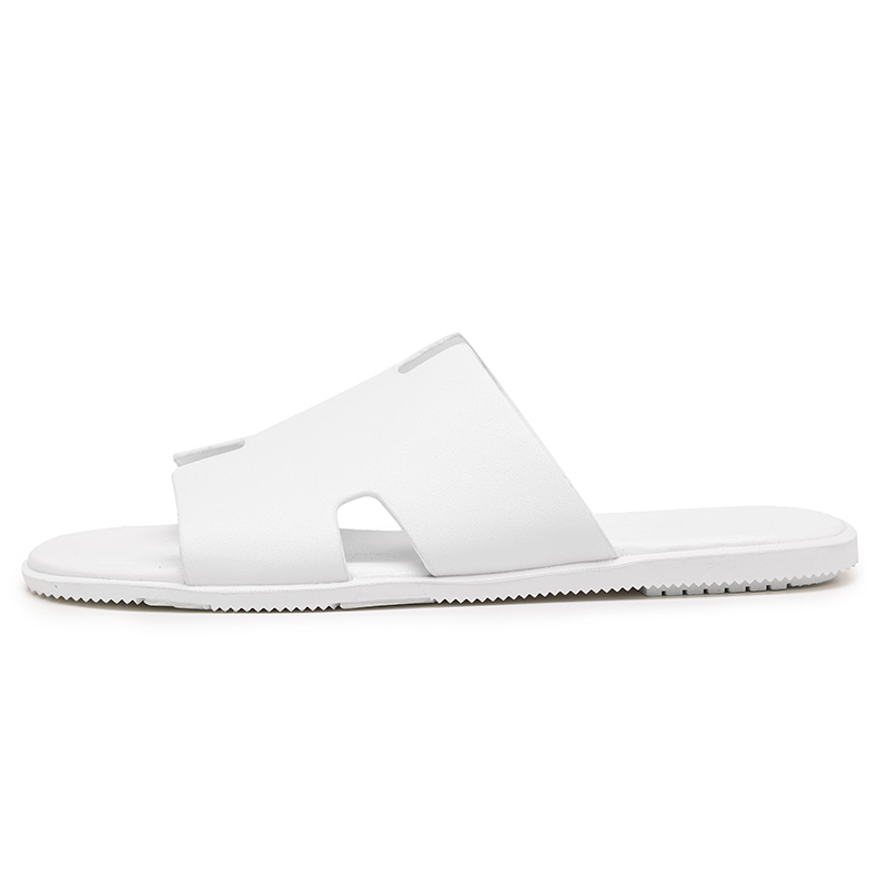 

CANUVEN Скользящие тапочки для мужчин с противоскользящей подошвой, устойчивые к запахам и истиранию, белые, цвет White