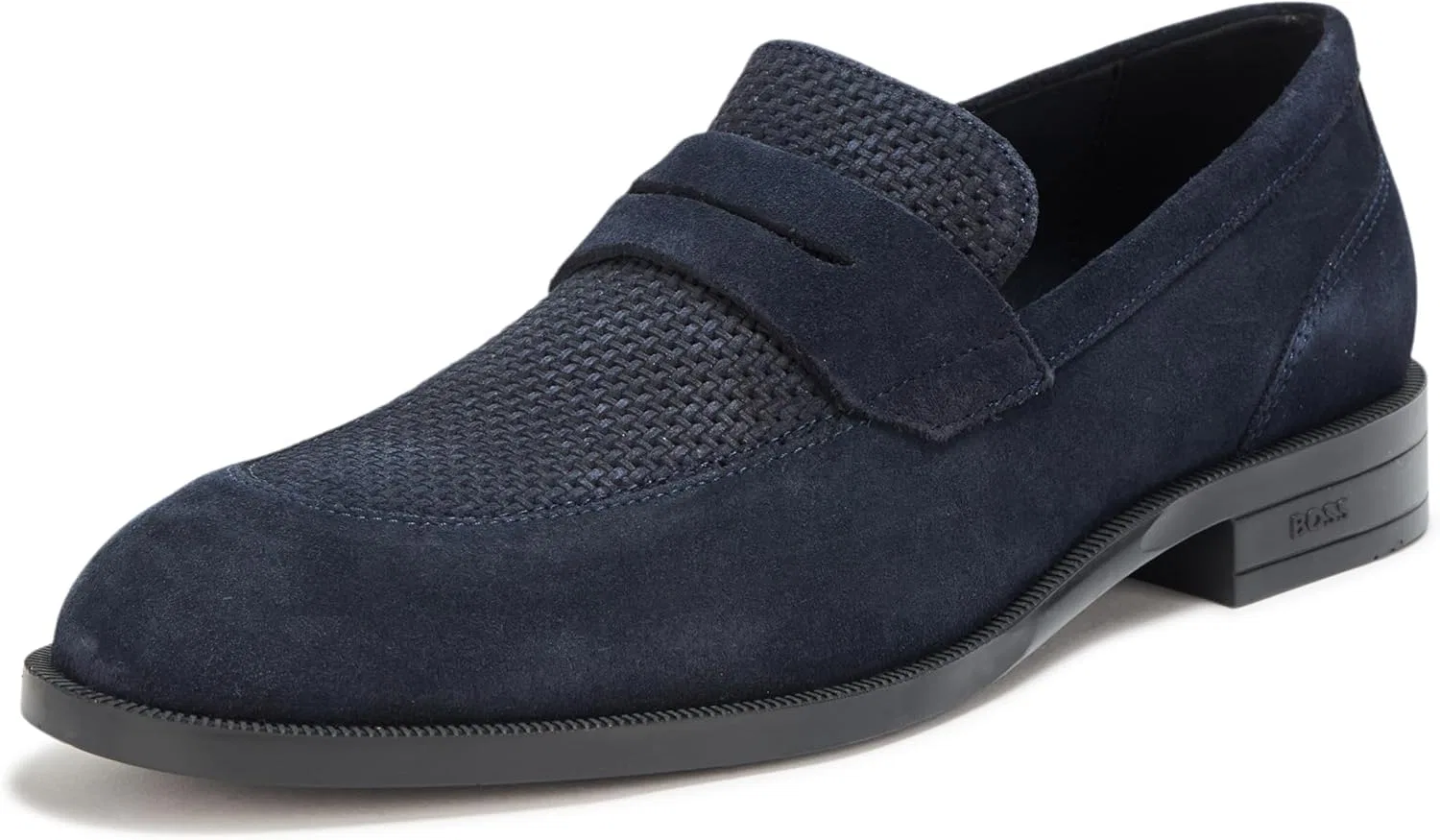 Лоферы BOSS, Charcoal Blue