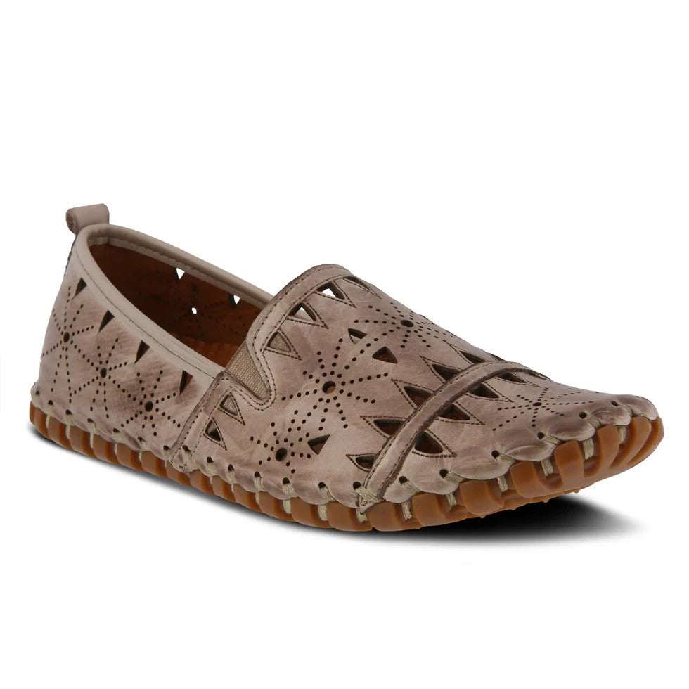 Spring Step Fusaro Мюли женские серые кожаные с круглым носком, серый