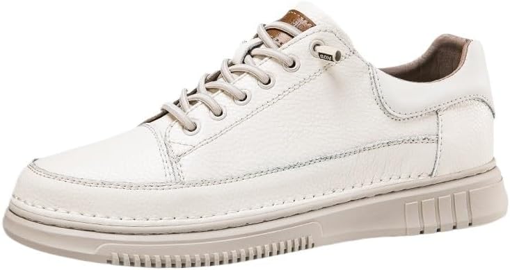 

Мужские повседневные кожаные туфли, слипоны, легкие ретро лоферы из кожи, оксфорд/дерби стиль, для работы, вождения, формальные, для вечеринок Zestrelax, белый