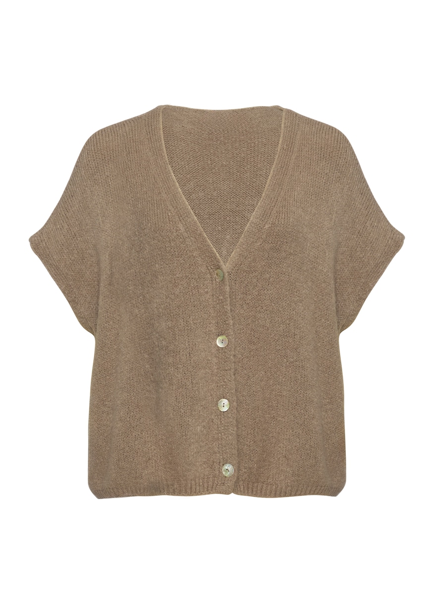 

Вязаный жилет Lilavie Ninaa, бежевый/коричневый