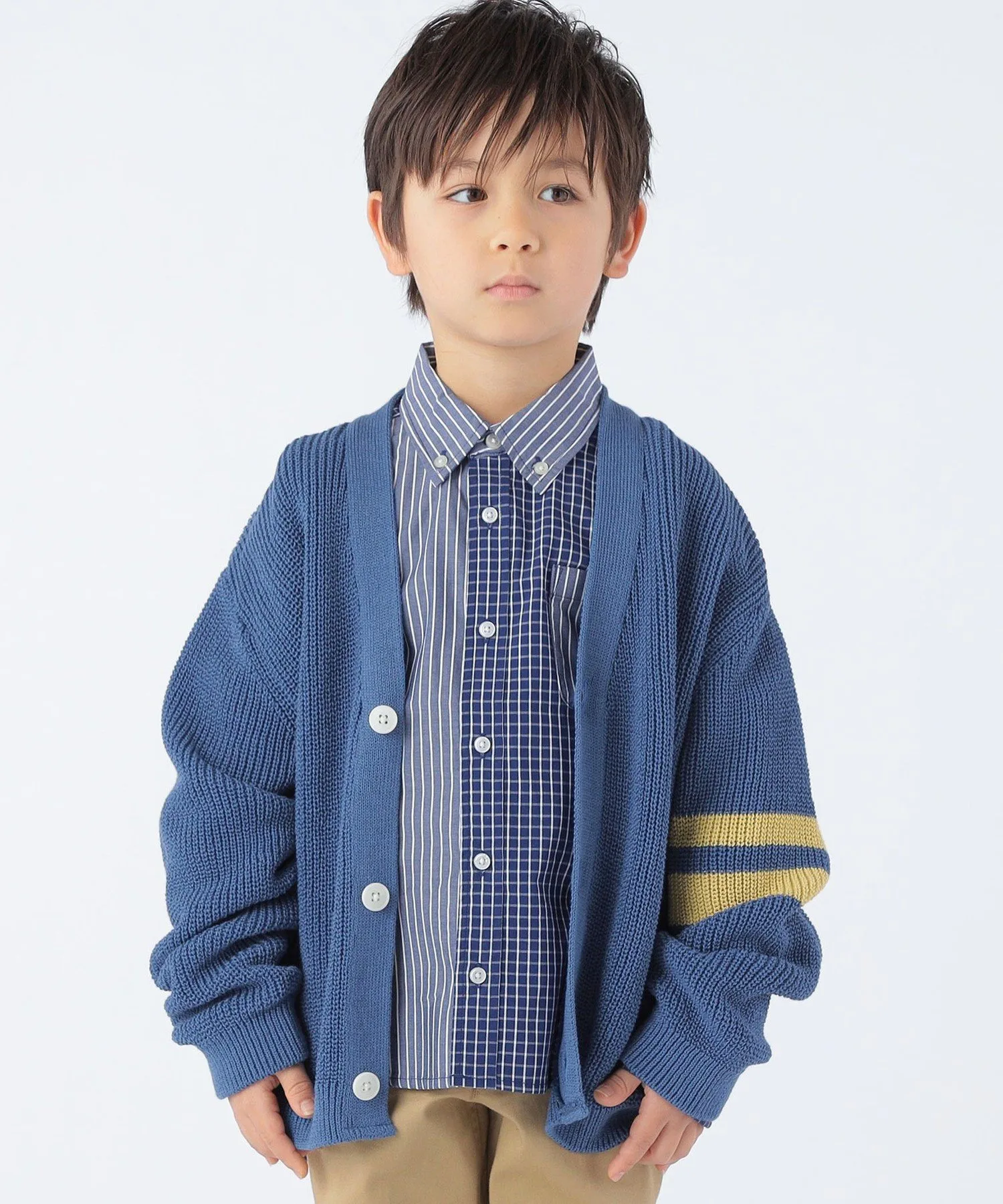 ARCH&LINE: 110~145 см / Хлопковый кардиган Gima SHIPS KIDS, Blue