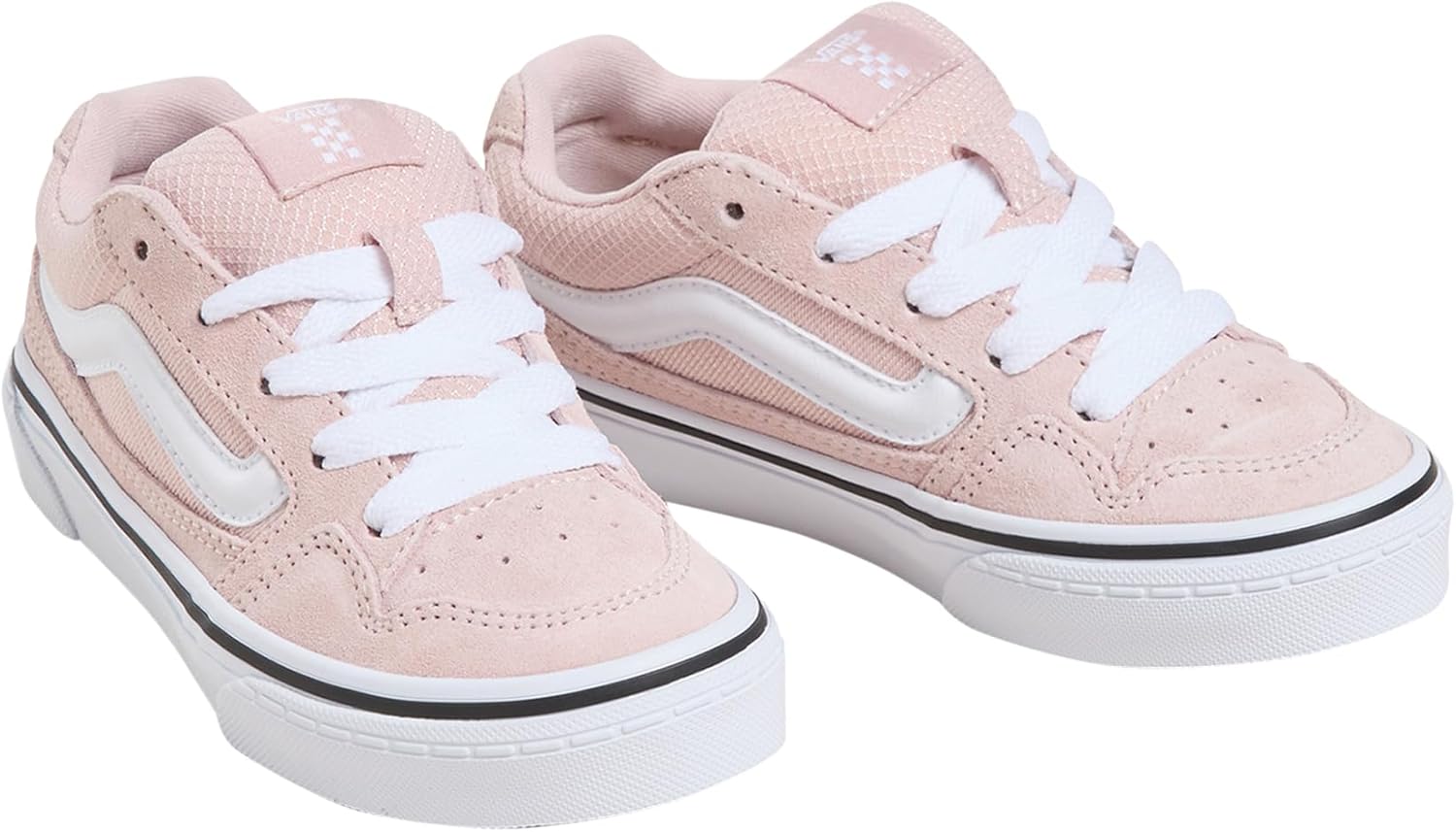 Vans Missy Caldrone | Детские низкие массивные модные кроссовки в ретро-стиле, Suede/Mesh Sepia Rose, 6 — фото 2
