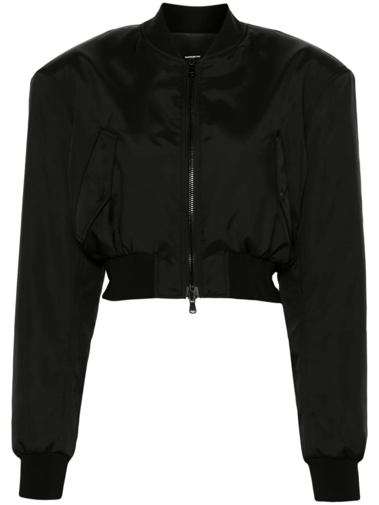 

WARDROBE.NYC укороченный бомбер на молнии, черный