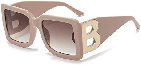 

Солнцезащитные очки большого размера 2027 года для женщин, с крупной оправой, разноцветные солнцезащитные очки с градиентным переходом цвета, женские очки в стиле хип-хоп MTZJH, 1