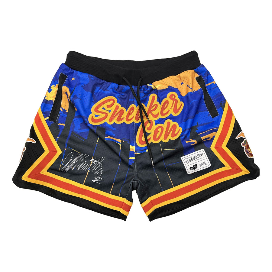 

Спортивные шорты Mitchell & Ness x Jeff Hamilton Con Shorts 'Blue Black', синий