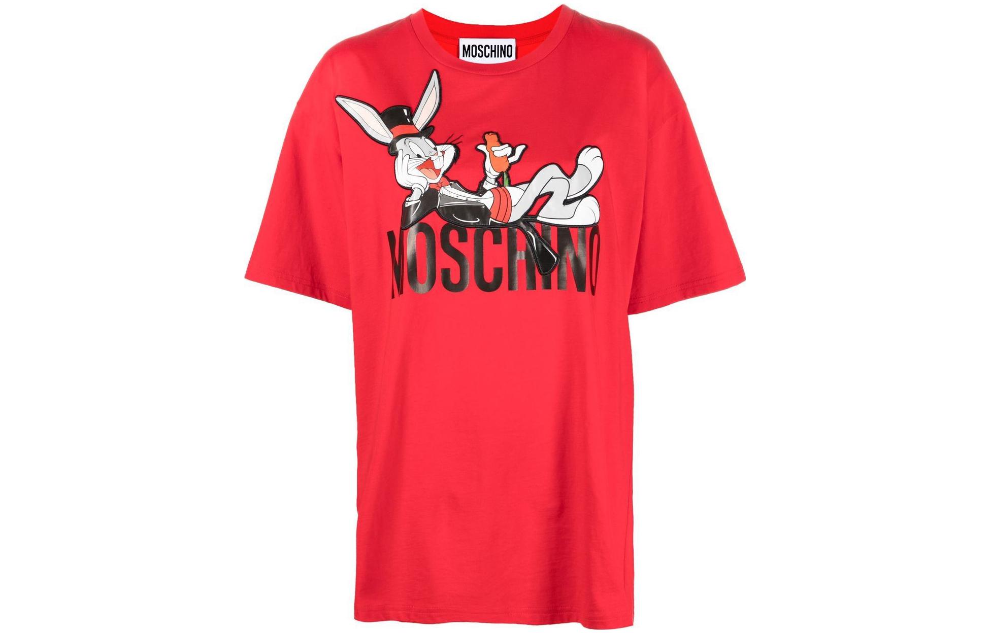 

MOSCHINO Футболка женская красные