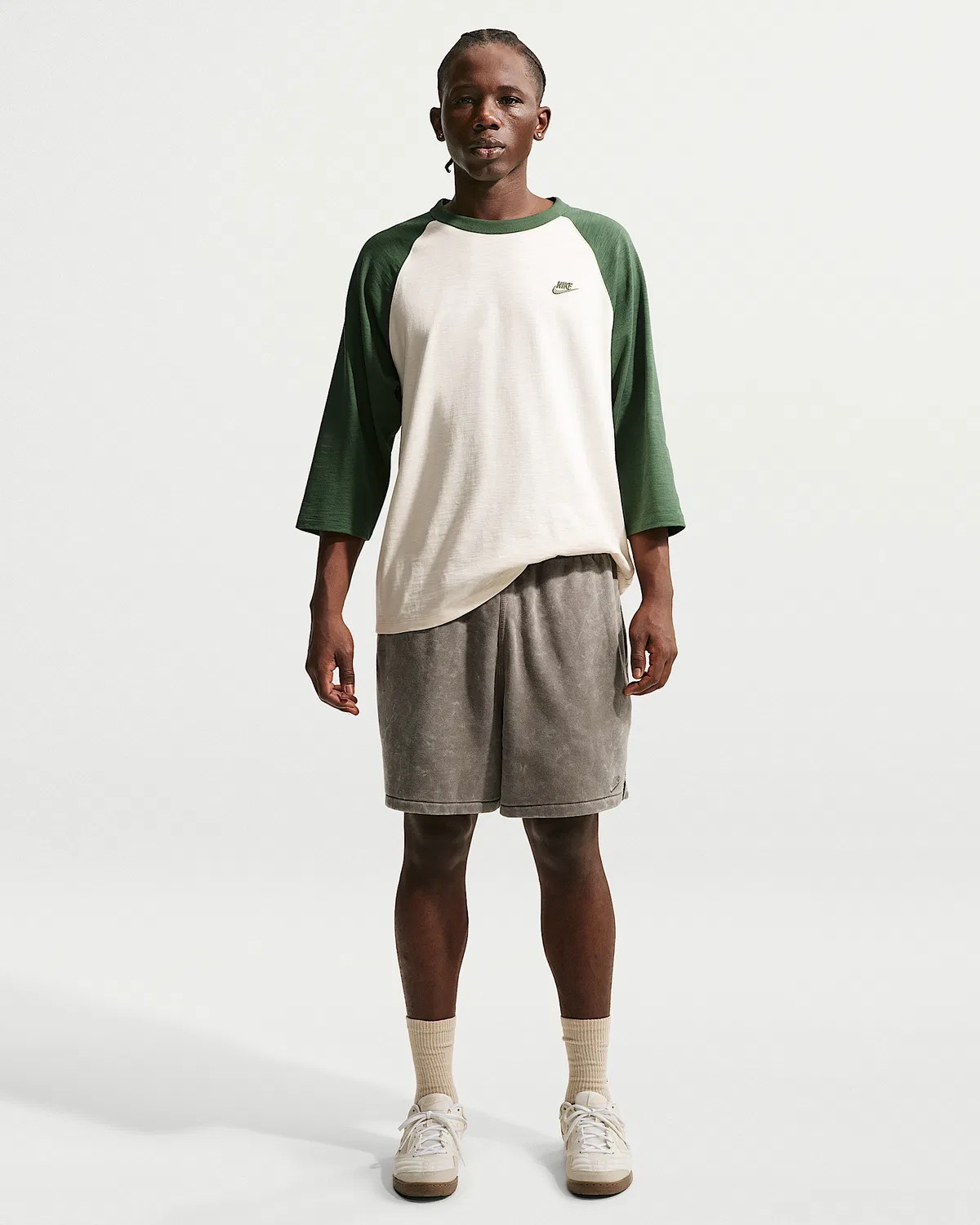 Мужские флисовые шорты Nike Club, Cave Stone/Cave Stone