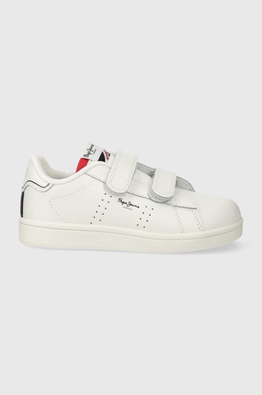 

Pepe Jeans Детские кожаные кроссовки PLAYER BASIC BK, белый