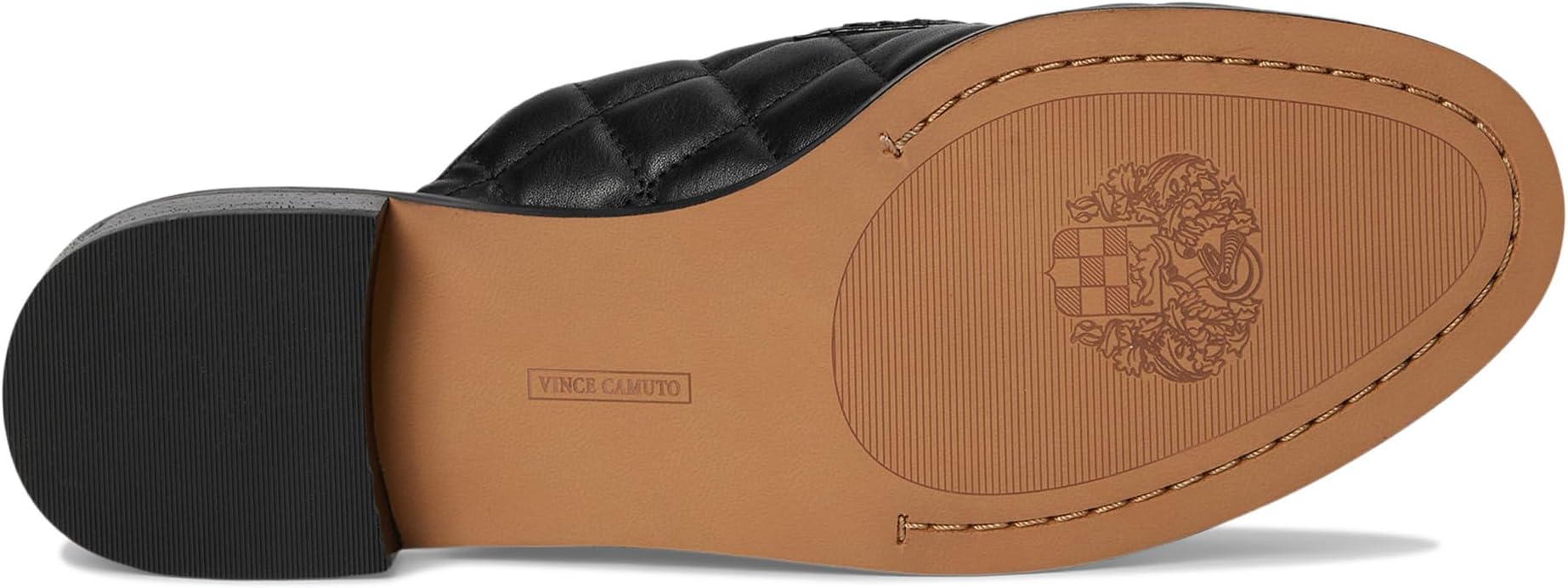 Лоферы Vince Camuto Cobby Quilted Slip-On Mule, Black — фото 3