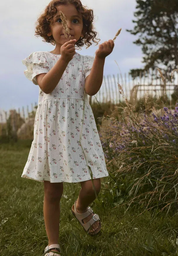 Платье regular fit jumper dress Lil' Atelier, кокосовое молоко